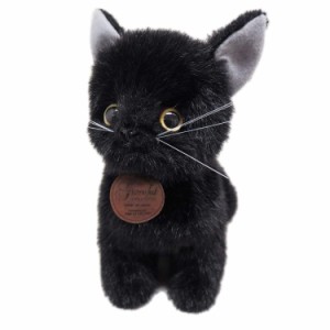三英貿易 オリジナル ぬいぐるみ グレイスフル(日本製) おすわりCAT 黒猫 W13×D18×H22cm ネコ I-6856