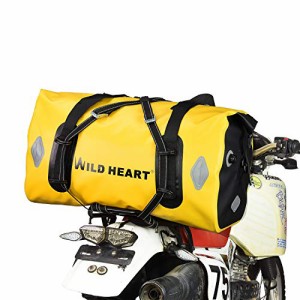 WILD HEART 防水 バッグ 55 L 77 L オートバイ ドライ ダッフル バッグ 旅行、バイク、サイクリング、ハイキング、キャンプ用 66L イェロ