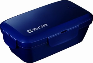 アスベル お弁当箱1段510mL デリクラブ TLB-510 ネイビー 3546