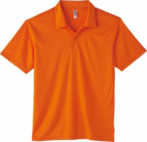 グリマー 半袖 3.5オンス インターロック ドライ ポロシャツ 00351-AIP メンズ オレンジ L (日本サイズL相当)