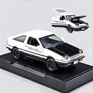 Mzexoma Initial D トヨタ Trueno AE86 合金 ダイカスト カー モデル スポーツカー おもちゃ 子供用 大人用 プルバックカー トイカー (ブ