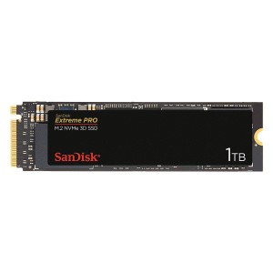 SanDisk サンディスク 内蔵SSD M.2-2280 / Extreme Pro 1TB / PCIe Gen3 NVMe / 5年/ SDSSDXPM2-1T00-G25