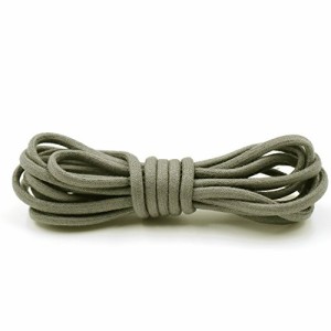 Teeoff ラウンドワックス靴紐ドレスシューズレースブーツ Round Waxed Shoelaces Dress Shoe Laces Bootlaces (120 CM, Gray)