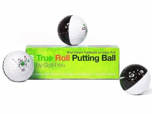 ゴルフ練習用パッティングエイド 。3 つの高品質ゴルフ練習用ボールのパック 。真のロールパッティングボール 。ゴルフトレ アライメント
