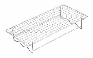 キャプテンスタッグ(CAPTAIN STAG) バーベキュー 串焼き 焼き過ぎ防止 アミ 300×145mm UG-2016