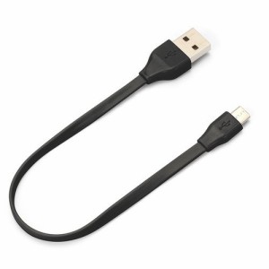 [送料無料]スマートフォン/タブレット対応 micro USB コネクタ USB フラットケーブル 