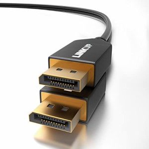 LINKUP - 34AWG 超スリム フレキシブル DisplayPort ディスプレイポート 1.4 DP8K ケーブル (VESA 認定) HBR3 DSC 1.2a HDCP2.3 3D | 8K@
