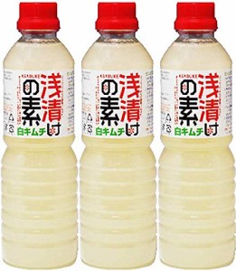 北杜食品 浅漬けの素白キムチ 500ml 3本セット