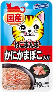 はごろも ねこまんま パウチ かにかまぼこ入り (国産) 40g×12個 (3924) (まとめ買い)