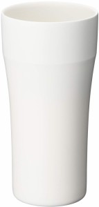京セラ セラミック タンブラー 420ml ホワイト 白 陶器のような飲み心地 内外面セラミック加工 真空断熱構造 結露しない 保温 保冷 食洗