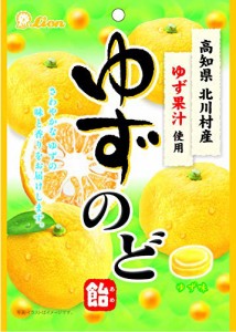 ライオン菓子 ゆずのど飴 73g×6個