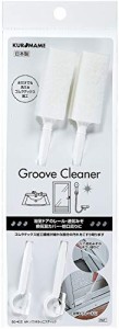 マメイタ 浴室 掃除用 スポンジ ホワイト 幅2cm×奥行1.5cm×長さ20.7cm 風呂用 スポンジ バスすみっこ スティック 水だけで 洗える ドア