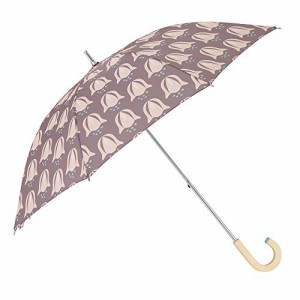 小川(Ogawa) korko おしゃれな柄の日傘 長傘 ピンクベル UVカット率 遮光率 99%以上 レディース 晴雨兼用 遮熱効果 手書き北欧デザイン 