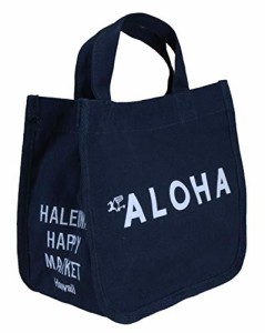 ハワイアン トートバッグ キャンバスバッグ ハレイワ HALEIWA アロハプリント ミニトートバッグ HLBG-1803 ハワイアン雑貨 ハワイ 雑貨 (