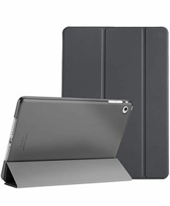 ProCase iPad Air 2(2014発売)ケース スマート 超スリム スタンド フォリオ保護ケース 半透明フロスト バックカバー 対応端末：Apple iPa