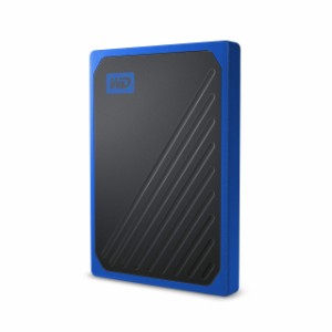 WD ポータブルSSD 500GB USB3.0 ブルー My Passport Go 外付け /  【PS4 / Xbox One動作確認済】WDBMCG5000ABT-WESN