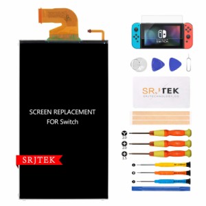 SRJTEK For Nintendo Switch HAC-001 第一世代修理交換用 LCD液晶パネル ディスプレイ、修理パーツ 保護フィルム付き（OLED 版は対応して