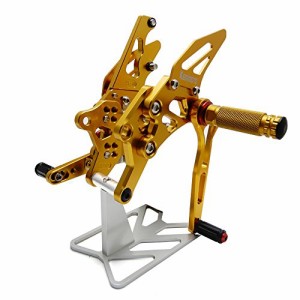 suba KEMIMOTO YAMAHA ヤマハ用 YZF-R25/R3 2014-2021 MT-03 MT-25 2015-2021 バックステップ アジャスター （ゴールド）