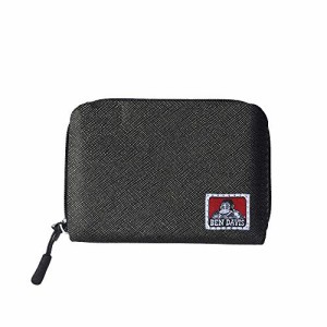 BEN DAVIS 財布 ラウンドファスナー サイフ ベンデイビス メンズ財布 レディース財布 (フリーサイズ, マットブラック)