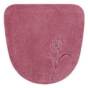 センコー スウェイ トイレ ふたカバー 洗浄用 ピンク 花 刺繍 モダン 19510