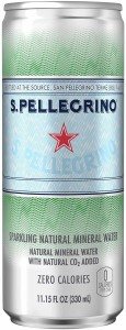 サンペレグリノ (S.PELLEGRINO) 炭酸水 缶 330ml [直輸入品] ×24本