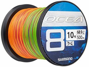 シマノ(SHIMANO) ライン オシア8 500m 10.0号 5カラー LD-A91S 釣り糸