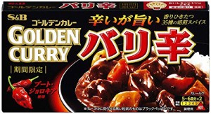 S＆B ゴールデンカレー バリ辛 198g 【10点セット】