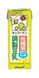 キッコーマン 低糖質調製豆乳 200ml ×18本【牛乳のカロリー45%OFF】