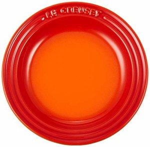 ル・クルーゼ(Le Creuset) 皿 ラウンド・プレート LC 15 cm オレンジ 耐熱 耐冷 電子レンジ オーブン 対応 オーブン皿 耐熱皿 【日本正規