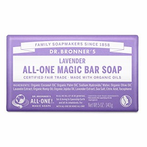 Dr.Bronner’s(ドクターブロナー) マジックソープバー LA(ラベンダー) オーガニック固形せっけん