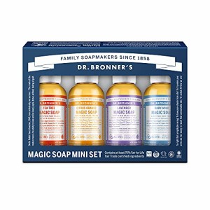 ドクターブロナー (Dr.Bronner’s) ドクターブロナー マジックソープ ミニセット 59ml×4本 オーガニックソープ