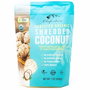 シェフズチョイス オーガニックココナッツ ロング 200g 乾燥ココナッツ desiccated coconut (200g1袋)