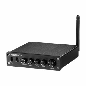 AIYIMA A03 TPA3116サブウーファーBluetoothアンプHiFi TPA3116D2 2.1チャンネルデジタルオーディオアンプ50W * 2 + 100W DC12-24V