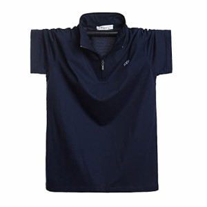 YIGAR メンズポロシャツ 半袖 Tシャツ メンズゴルフシャツ 大きいサイズ カジュアル シンプル 襟付き ファッション スポーツ かっこい
