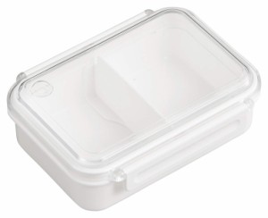 OSK 弁当箱 ランチボックス まるごと冷凍弁当 ホワイト 500ml [保存容器/冷凍OK/レンジOK/仕切付] 日本製 食洗機対応 PCL-1S