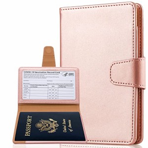 [Teskyer] パスポートケース 用 スキミング防止 パスポートカバー 海外旅行 高級PU パスポート カードケース 多機能収納ポケット付き