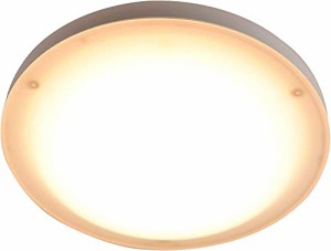 [山善] LED ミニシーリングライト 白熱電球 電球色 100W相当 直付灯 小型 天井照明 LEDライト 省エネ 工事不要 MLC-140L