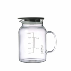 HARIO(ハリオ) お酢 保存容器 ビネガーズフルーツポット 500ml 漬物 ブラック 日本製 VFP-500-B 1個入