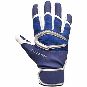 カッターズ (CUTTERS) バッティング グローブ 手袋 B351 プライムヒーロー2.0 グリップ 両手用 野球 ソフトボール XL ネイビー