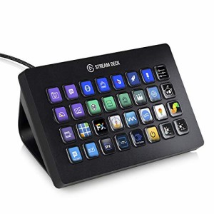 Elgato Stream Deck XL エルガトストリームデックXL【32キー配列】ライブコンテンツ作成用のコントロー ラー 配信者向けデバイス OBS/Twi