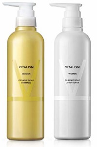 バイタリズム(VITALISM) スカルプケア シャンプー＆コンディショナー セット for WOMEN (女性用) 各500ml 大容量 ポンプ式 (リニューアル