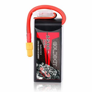 GOLDBAT リポバッテリー RC バッテリー 1500mAh 4S 14.8V 100C lipo バッテリー ラジコン飛行機 FPV ヘリコプター XT60プラグ