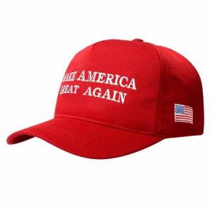 Bestmaple ドナルドトランプ 帽子 キャップ Make America Great Again Hat Donald Trump アメリカ国旗 ベースボールキャップ (B)