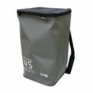 スロウワー(SLOWER) マルチバスケット バッグ 防水 肩掛け 大OLIVE グリーン 35L( 折りたたみ で アウトドア ランドリーバッグ ゴミ箱 非