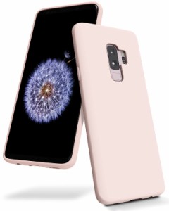 Goospery Galaxy S9 Plus (2018) シリコンケース 薄型 軽量 バンパー カバー (ピンクサンド) S9P-SLC-PNK