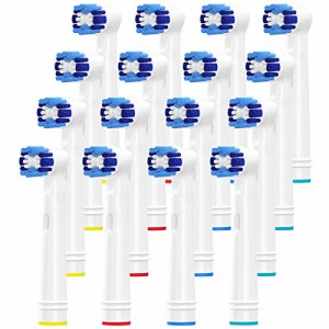 VINFANY 電動歯ブラシ 替えブラシ 対応 ブラウン オーラルB 替ブラシ ベーシックブラシ 4本×4セット=16本 互換ブラシ
