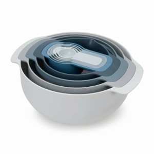 Joseph Joseph (ジョセフジョセフ) 計量カップ ボウル 水切り 計量スプーン ネストプラス 9点セット 食洗器対応 重ねて収納 BPAフリー ス