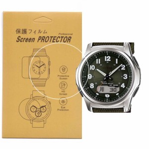 Abestone【3枚入】 For WVA-M630対応腕時計用TPU保護フィルム高透過率キズ防止気泡防止貼り付け簡単(WVA-M630用)