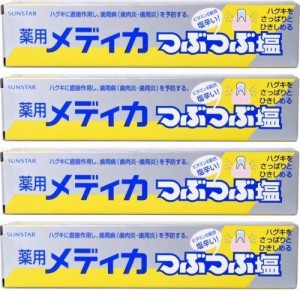 サンスター サンスター 【まとめ買い】薬用 メディカつぶつぶ塩 170G×4個