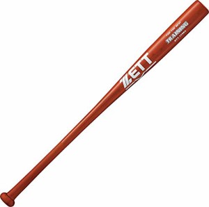 ゼット(ZETT)野球 トレーニングバット 木製(合竹) 打撃部細系 84cm 800g平均 レッド(6400) BTT17984